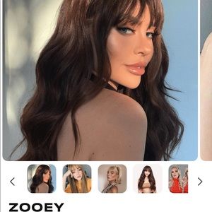 INH hair Zooey bangs new in box